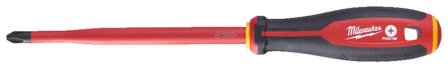 Milwaukee Tri-Lobe VDE Skruetrækker 3-sidet krængningsstabilisatorhåndtag PH3 x 150 mm, Håndværktøj
