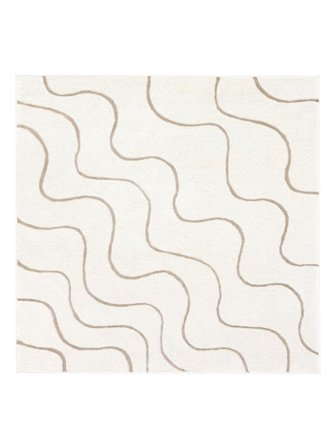Whisper 240X240 Large White/Beige Square Rug