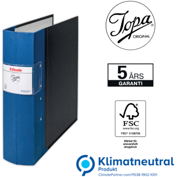 GAFFELPERM JOPA A4 80MM BLÅ