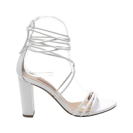 Albano, High Heel Sandals Wit, Dames, Maat:40 EU