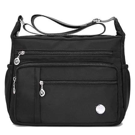 Kvinners skulderhåndveske romslig veske med flere lommer Dame crossbody veske Mote tote topphåndtak veske. Stor: 12,2 x 5,5 x 9,4 tommer