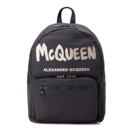Alexander McQueen Tas , Zwart , Heren , Maat: ONE Size Rugzakken