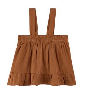 Buddy & Hope Skirt With Shoulder Straps Cinnamon - Skirts - 86/92 cm - Brown - Mädchen