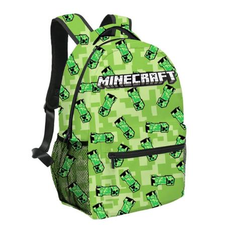 Minecraft Skolesekker for Barn i Barne- og Ungdomsskolen Ryggsekker Stor Kapasitet Komfortable og Enkle å Bære E E