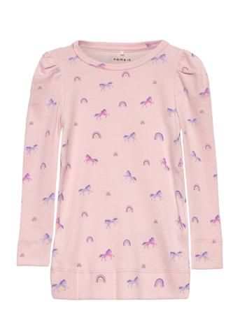 Nmfnila Xsl Ls Top T-shirts Long-sleeved T-shirts Rosa Name It