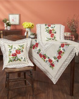 Löpare Blomster med eller utan garn - Löpare utan garn - Duftin