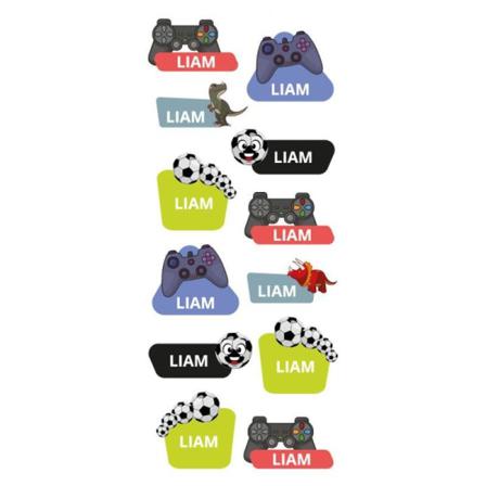 Namnstickers Liam - Tinka