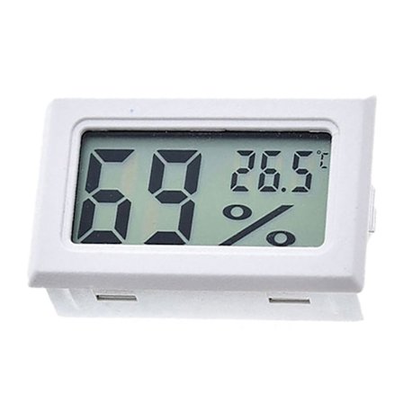 Digital fuktighetsmåler termometer HVIT