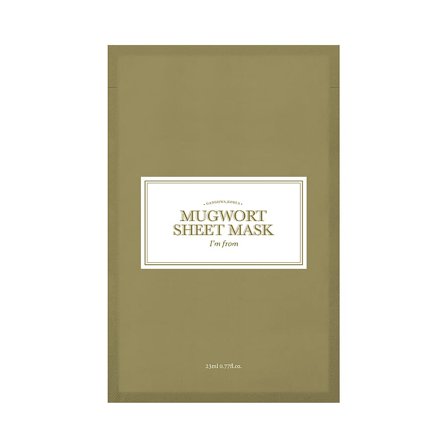 I'm From Mugwort Sheet Mask (RE) 23 ml, Skincare, Masker, Fugtmasker