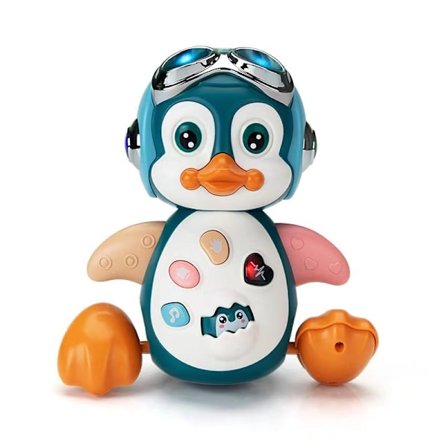 1 år gammel musikalsk leketøy, krypende leker med musikk og lys, penn