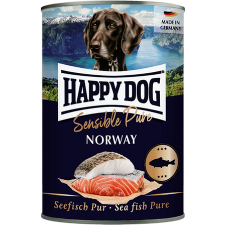 Happy Dog - Wet Food Grainfree Pure 100% Salmon Tinned 375 g - Hund - Hundefôr & hundemat - Våtfôr & våtmat - ZOO.no