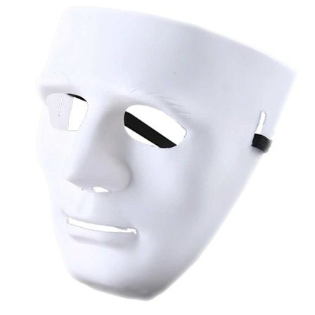 3 -pakk hvit maske - dekorere - farge - Halloween fest maskert