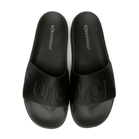 Superga Slides Polysoft , Zwart , unisex , Maat: 43 EU Slippers