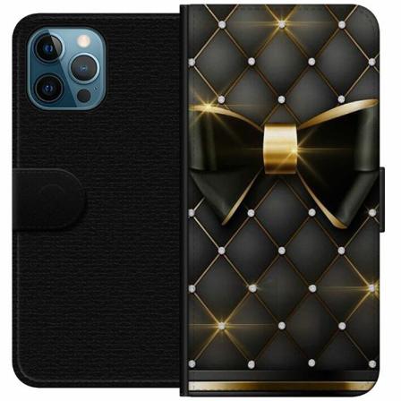 Apple Iphone 12 Pro Max Plånboksfodral Gyllene Rosett