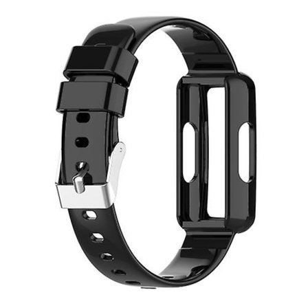 For Fitbit Inspire 2 Transparent Silikon integrert klokkerem