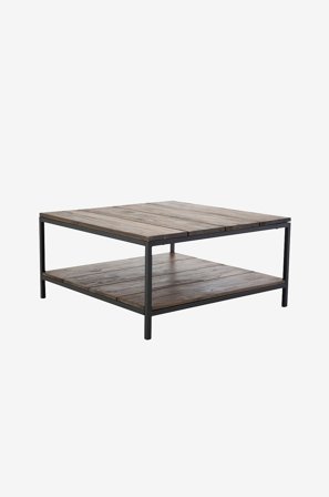 Venture Home - Soffbord, Penbryn 80x80 cm - Natur - Soffbord - Från Homeroom
