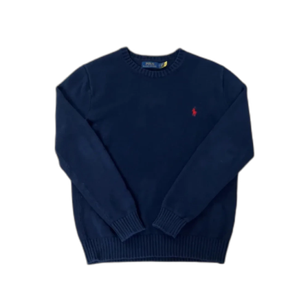 Mörkblå stickad tröja från Polo Ralph Lauren