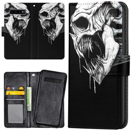 Samsung Galaxy S10e - Mobilcover/Etui Cover Dødningehoved Monster