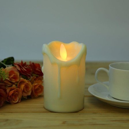 Hc-005b Paristokäyttöiset Kaukosäätimellä Varustetut Liekkikynttilät