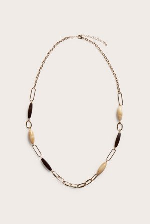 Kappahl | Kivikoristeinen kaulakoru Kulta ONE SIZE | Kulta