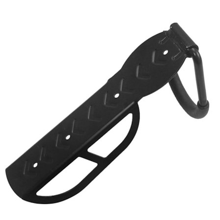 Veggmontert sykkelstativ med skruer, kraftig stål vertikal sykkelkrok holder opptil 66 pund for innendørs lagring