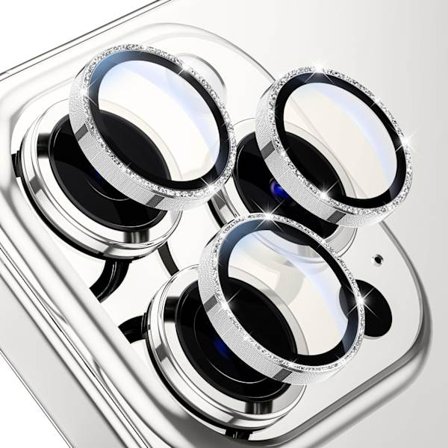 för iPhone 17 Pro Max/iPhone 17 Pro Kameraskydd - 9H Hårdhet Reptåligt Bubblfritt, HD Härdat Kamerametall