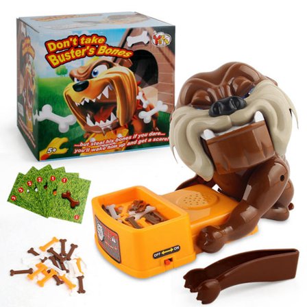Prank Toy Bulldog Brädspel Set Rolig Pet Dog Toy Ta inte Buster's Bones For Kid