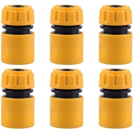 6-pack snabbkopplingar för slangände 1/2 " slang snabbkopplingar