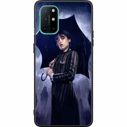 Oneplus 8t Svart Skal Wednesday Addams