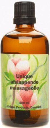 Unique Afslappende Massageolie 100 ml, Skincare, Kropspleje, Bodylotion