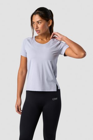 ICANIWILL - Stride T-shirt Wmn Light Blue - Dame - ICIW