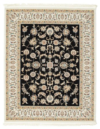 Nain Neizar Beige/Zwart Oeko-Tex Vloerkleed