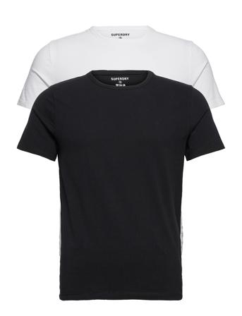 Sdry Laundry Slim Tee 2 Pack Black Superdry