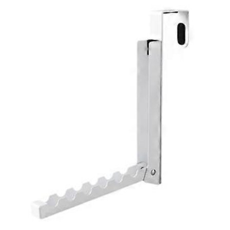 Pyykkituvan ripustusteline oven yläpuolelle, koukku, pyykkituvan ripustusteline, kokoontaitettava vaateripustin, helppo asentaa