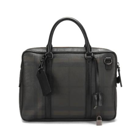 Burberry Vintage Pre-ownedJased canvasbriefcases , Bruin , unisex , Maat: ONE Size Vintage Tassen