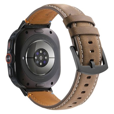 Typ C Ersättningsarmband för Samsung Galaxy Watch Ultra 47mm Äkta Läderarmband (FMY)