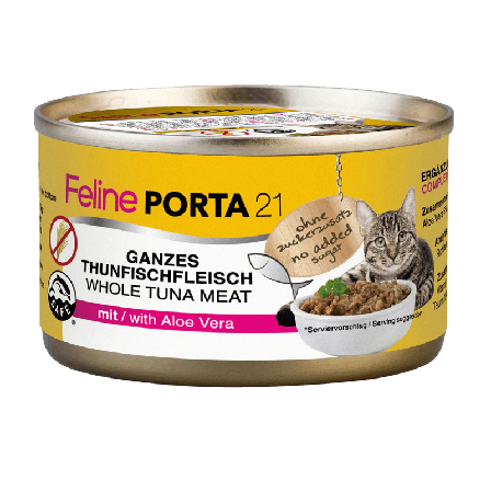 Porta21 - Feline Tunfisk med Aloe Vera 90g - Katt - Kattefôr & kattemat - Våtfôr og våtmat - ZOO.no