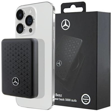 Powerbank Mercedes Stars Pattern MagSafe 5W 3000mAh - svart