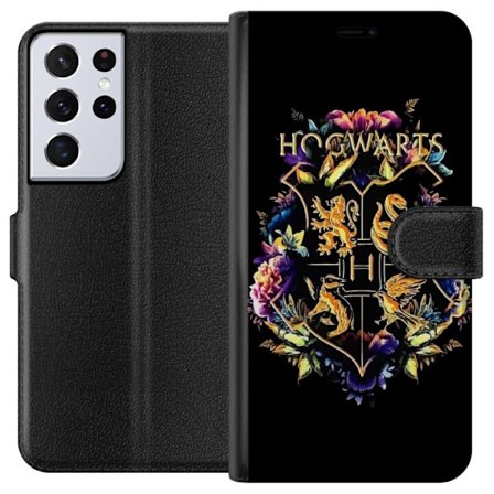 Kompatibel Tegnebogsetui til Samsung Samsung Galaxy S21 Ultra 5G Harry Potter - Hogwarts
