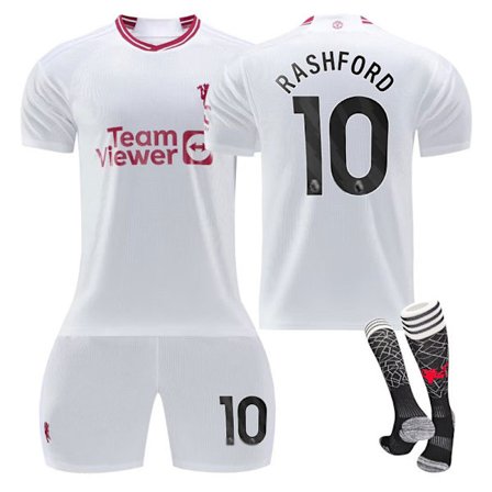 2023/24 Manchester United Third Shirt #10 Rashford Fotbollströja Kits