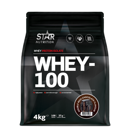 Star Nutrition Whey-100 Myseprotein 4 kg