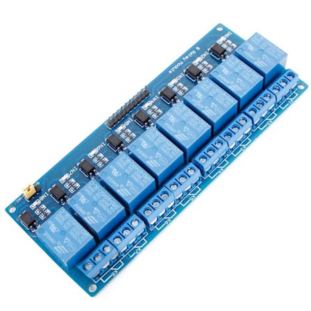 5V Relé 8 Kanalers Skjermmodul Kort Optokobler modul for ARM AVR