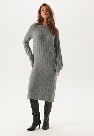 Pieces-Pcmaggy Ls Knit Dress Noos-XS