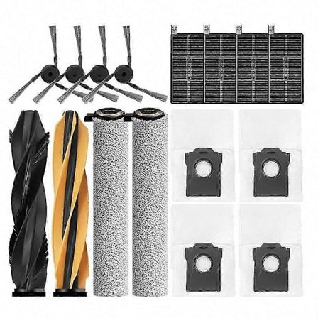 Dreame Aqua 10 Ultra Reservedeler: Hovedbørste, HEPA-filter, Rullemopp, Støvpose