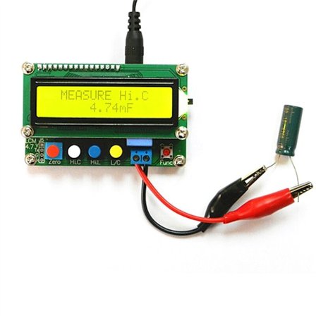 Digital kondensator induktans kapacitans L/C meter LCD kapacitans meter tester mini USB-interface med USB-kabel