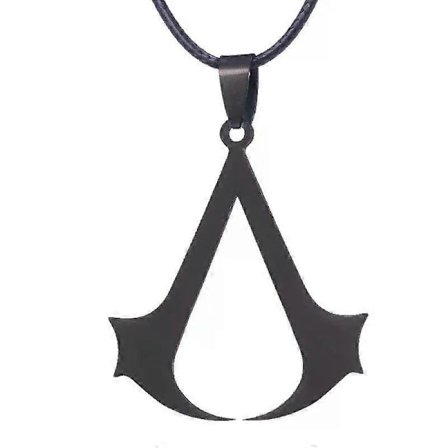 Halsband i rostfritt stål Assassin Syndicate Creed DIY Hänge Spel Film Anime Cosplay Halsband Herr Smycken Gåva