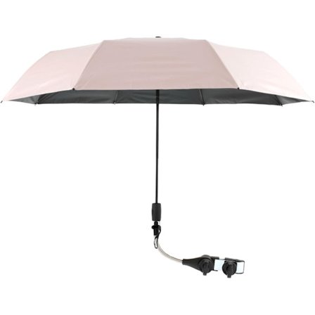 Universal Barnevogn Parasol Paraply 360° Justerbar Klapvogn Parasol UPF 50+ Solbeskyttelse Klapvogn Parasol med Justerbar Klemme