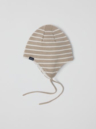Polarn O. Pyret - Lined helmet hat - 48 - 50 - Childrenswear - beige