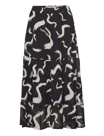Mschkelsey Rikkelie Maxi Skirt Aop Patterned MOSS COPENHAGEN