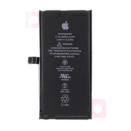 For iPhone 12 mini 5.4 tommer OEM Oppladbart Li-ion Batteri Del 2227mAh Batteri Klistremerke (FMY)
